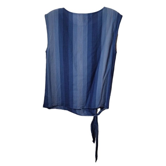 GNW Top Women's Small Sleeveless Tie Waist - Picture 2 of 6